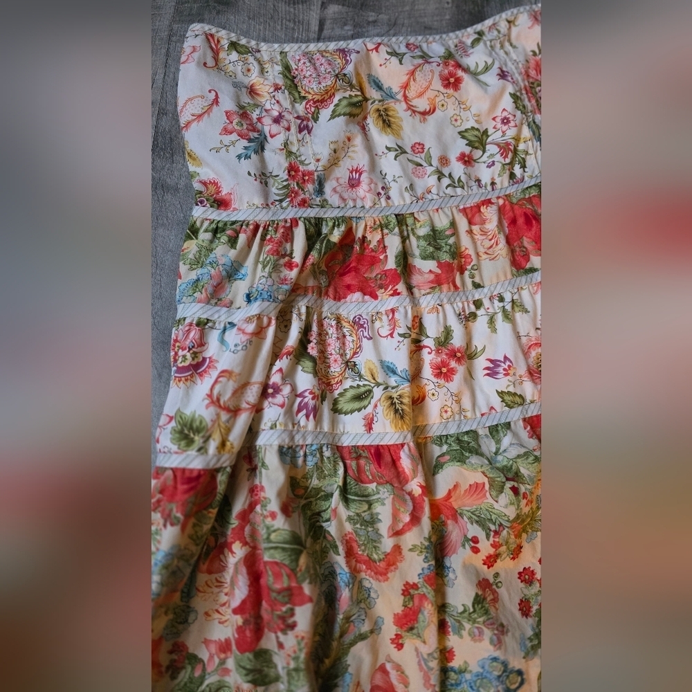 Bandolino Multicolor Floral Skirt - Picture 3 of 4